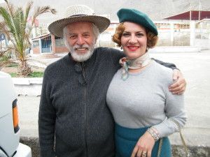 Pamela Flores y Alejandro Jodorowsky, Tocopilla, Chile.